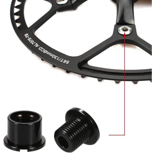 自転車 チェーンリング ボルト シングル M8x6mm スーパーライト アルミ 合金 ボルト マウンテン バイ ク MTBブルー 5個セット |  | 02