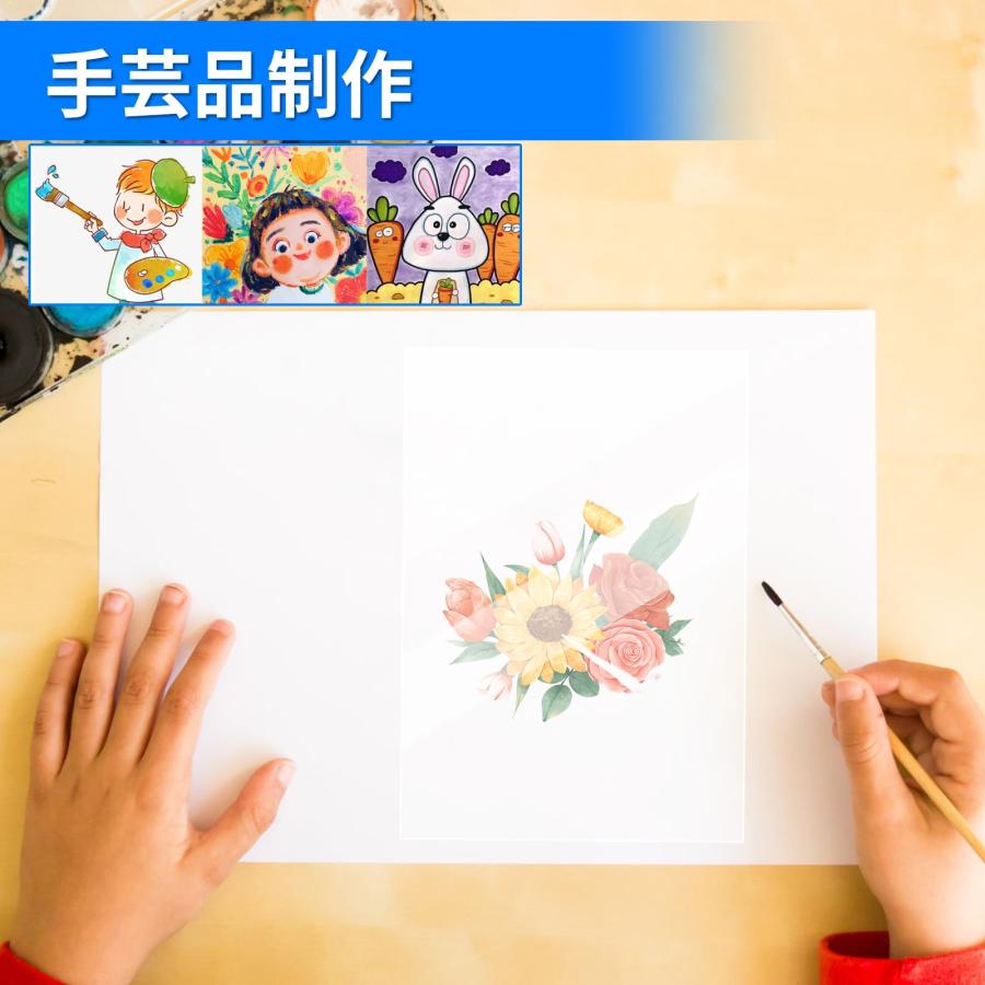 AOBOPLE 6枚厚さ1mm A4 透明アクリル板 高透明 明るい