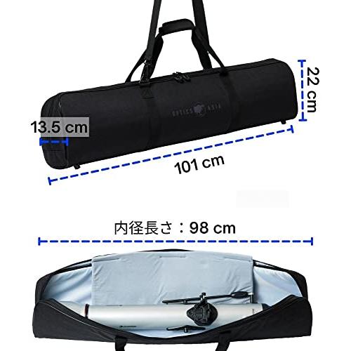 OPTICS AISA 天体 望遠鏡 全長100cm ケース バッグ 全面12mm緩衝材