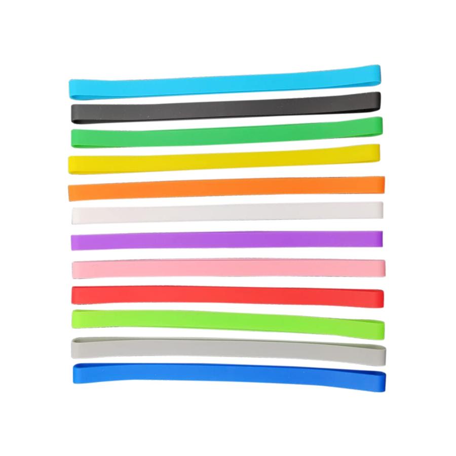 LIKENNY 輪ゴム シリコンバンド カラー輪ゴム ー バンド ファイル ゴムバンド 弁当 手帳 リング 収納 梱包バンド 12色ミックス（1 | 