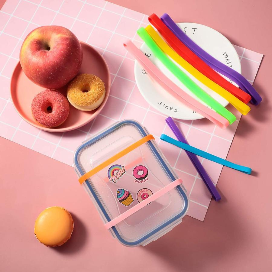 LIKENNY 輪ゴム シリコンバンド カラー輪ゴム ー バンド ファイル ゴムバンド 弁当 手帳 リング 収納 梱包バンド 12色ミックス（1 |  | 05