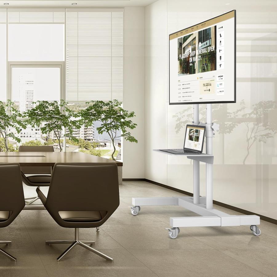 Rfiver テレビスタンドキャスター付き tvスタンド テレビスタンドハイ