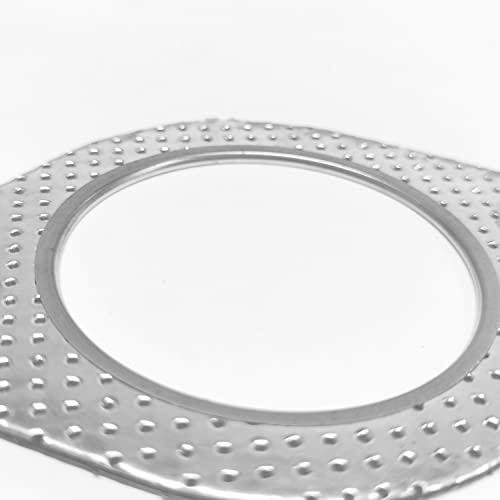 マフラーガスケット 2枚入り φ51 ターボガスケット 排気ガスケット フランジガスケット 金属リング セラミック マフラーガスケット マフラー |  | 04