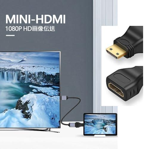 【互換品】 HDMI mini変換 HDMI コネクタ HDMI変換アダプタ4種類セット90° L型/HDMIメス-HDMIメス/micro HDMI |  | 01