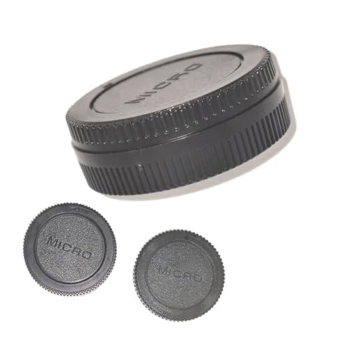 JHMei マイクロフォーサーズ ボディキャップ + レンズリアキャップ セット 3+3 - 防塵・防湿・耐スクラッチ| M4/3マウントカメラ |  | 02