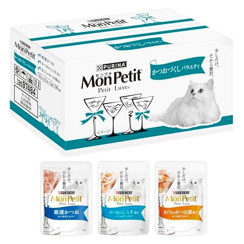 モンプチ プチリュクス パウチ かつおづくしバラエティ ３６袋入 | 
