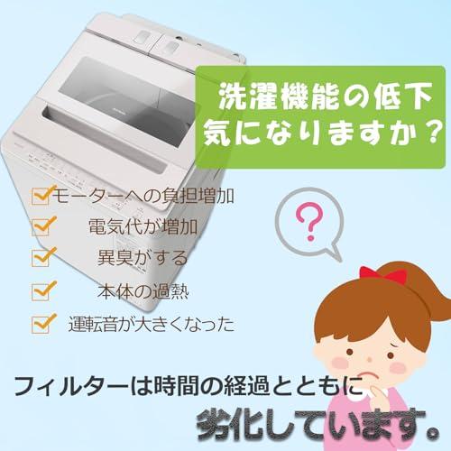 ISTORA 日立洗濯機用 糸くずフィルター 型番NET-KD8BX 2個入れ 旧型番：NW-D8BX009H 下部用の糸くずネットのみ （ケー |  | 01