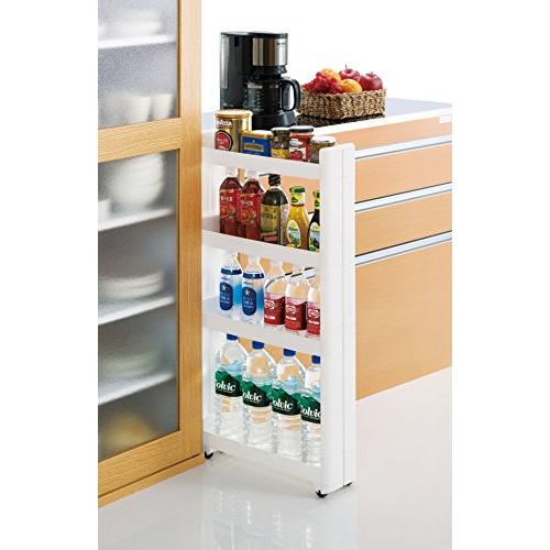 不動技研 スマートワゴンFit 45-4段 サイズ:幅12.5×奥行45×高さ88.5cm |  | 01