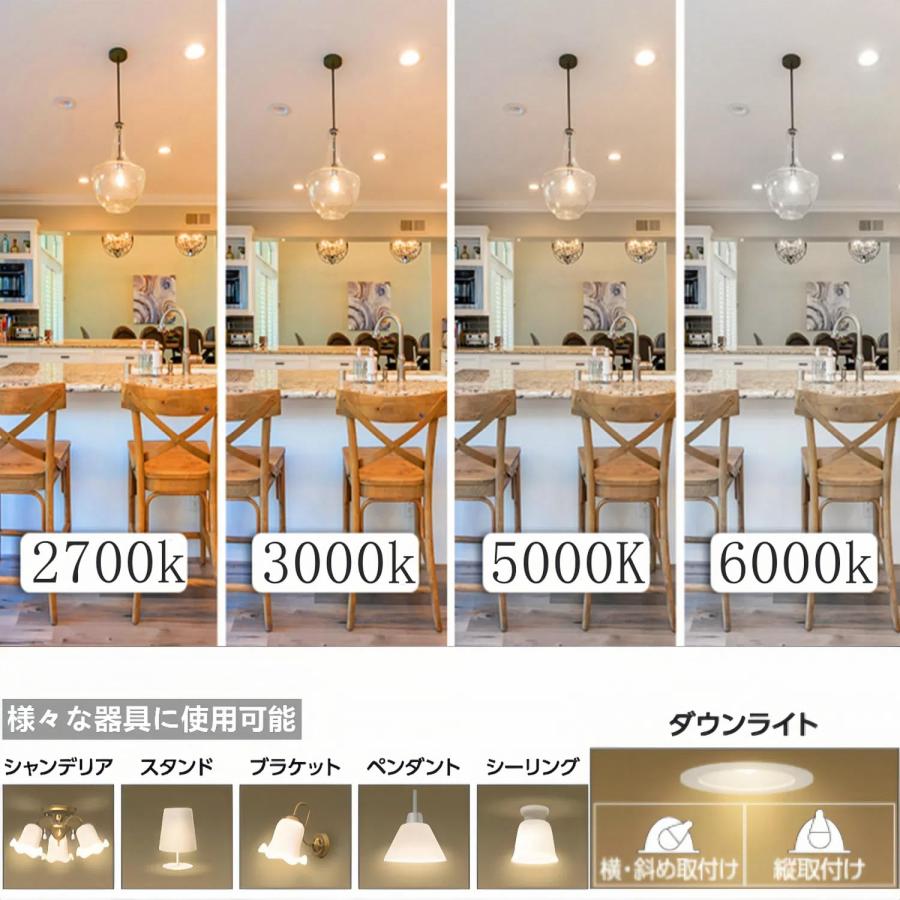 T形タイプ LED電球 口金直径17mm 電球60W・100W形相当6.8W昼光色相当 1060lm T形タイプ 密閉器具対応 断熱材施工器具対 |  | 05