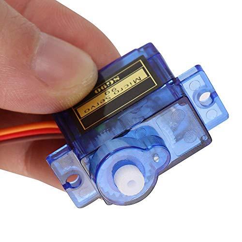 WINGONEER 10個ミニアナログギアマイクロサーボ9g、RC飛行機ヘリコプター用 |  | 04