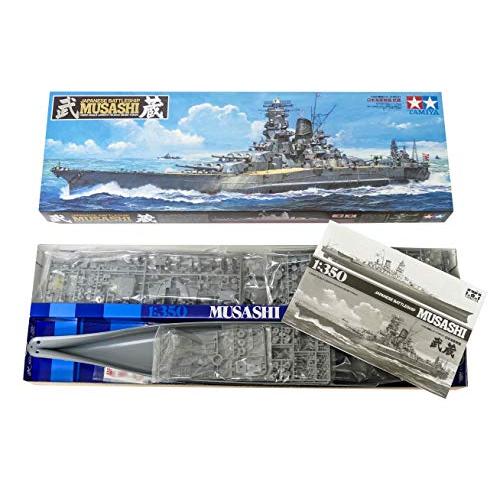 タミヤ 1/350 艦船シリーズ No.31 日本海軍 戦艦 武蔵 プラモデル 78031 |  | 01