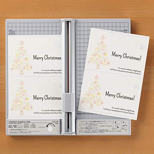 リヒトラブ 裁断機 コンパクト スライドカッター A4ヨコ対応 直線刃5枚裁断 ミシン刃3枚裁断 M40 |  | 05