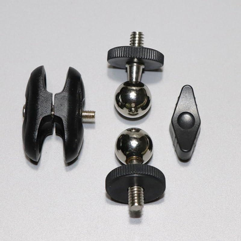 YFFSFDC ダブルボールヘッド マジックアーム 2個入り 両端1/4ネジ付き カメラ デジタル一眼レフ ビデオカメラ アクセサリー 多機能ダ |  | 03