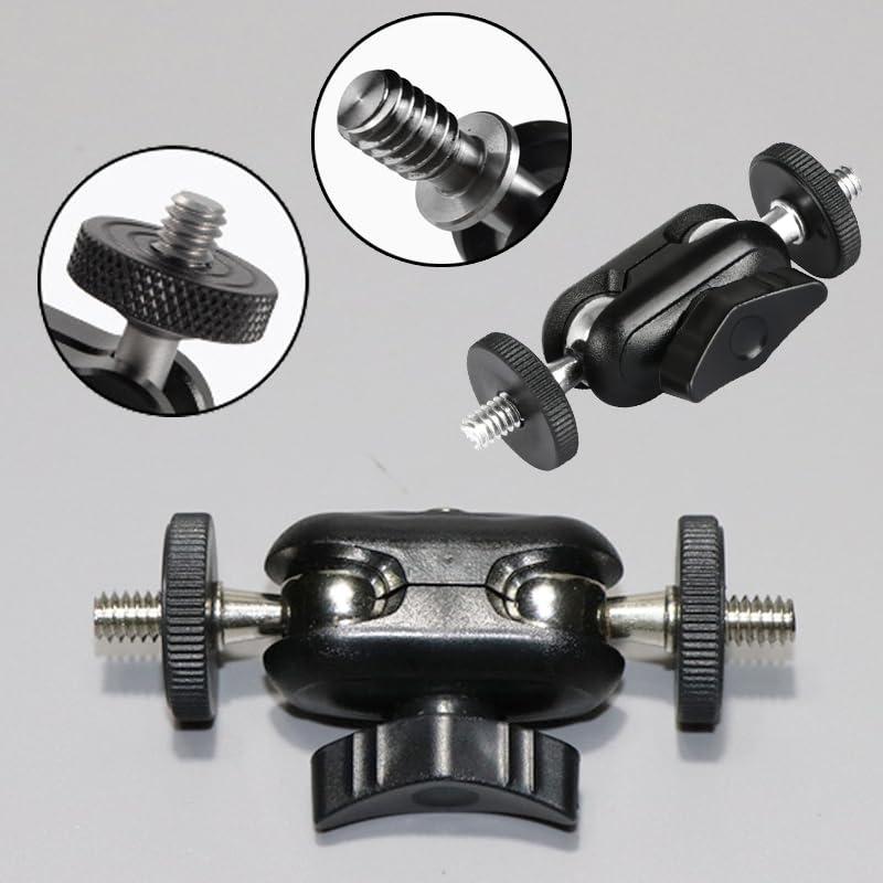 YFFSFDC ダブルボールヘッド マジックアーム 2個入り 両端1/4ネジ付き カメラ デジタル一眼レフ ビデオカメラ アクセサリー 多機能ダ |  | 05