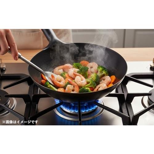 カンダ 中華鍋 北京鍋 鉄 36cm 板厚1.0mm 日本製 001222 プロ仕様 業務用 神田鉄鍋 軽量 手首負担軽減 |  | 04