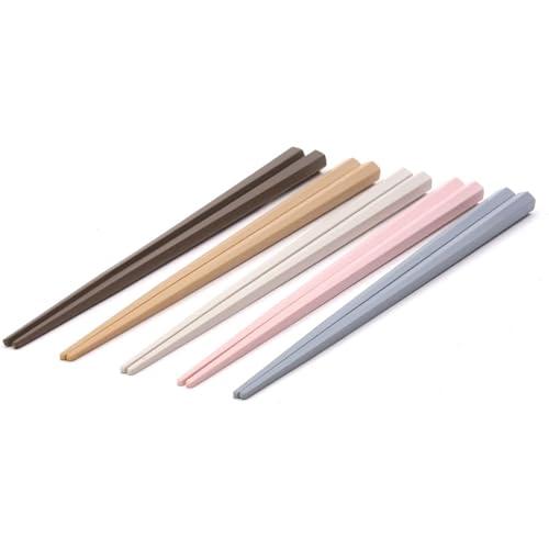 サンライフ 箸 食洗機対応 滑り止め加工 抗菌 23cm 5膳 セット 業務用 来客用 先角 彩り 六角 日本製 S-03660 |  | 03