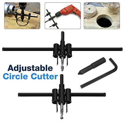 ZOYUBS 自在錐 自由錐 超硬自在錐 充電ドリル用自在錐 木工用 鉄工用 サークルカッター円切りカッター 工作道具穴開け 直径30〜120m |  | 01