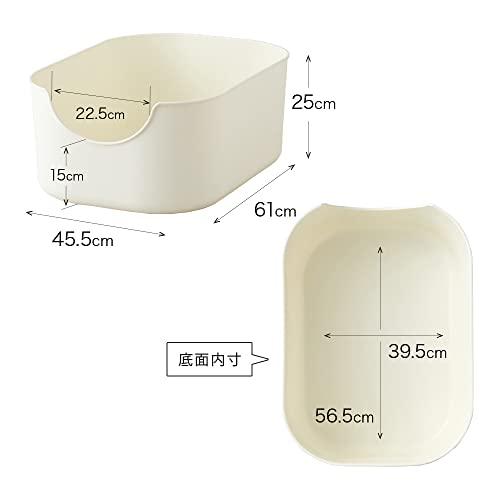 OFT TALL WALL BOX L アイボリー 本体 猫用トイレ 本体 大きい猫 大きいトイレ ゆったり広々サイズ 飛び散り防止ハイタイプ |  | 06