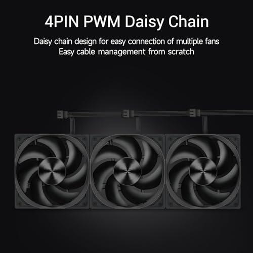 PCCOOLER F5 R120 120mm PC ファン 高性能冷却ファン、120 mm PWM 4ピンFDBシャーシファン、4-Pin 22 |  | 06