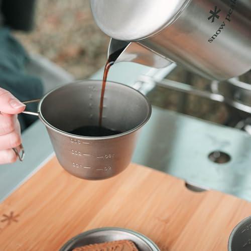 スノーピークsnow peak 深型チタンシェラカップ 蓋付き E-314 キャンプ アウトドア 軽量 |  | 06