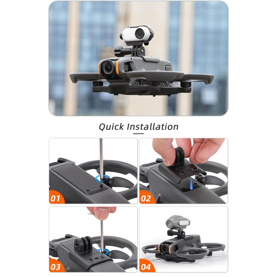 Taoricup DJI Avata 2 対応 拡張ブラケット Avata 2 アダプター マウント GO 3S/GO 3/GO 2/GO/Ac |  | 08