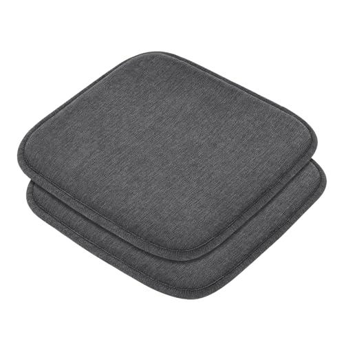 Shinnwa 椅子座布団 高反発 2枚セット四角 椅子クッション お尻が痛くならない ダイニングチェア用クッション デスクチェアクッション 事 | 