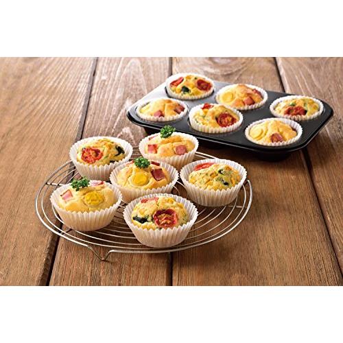 アルファミック 耐熱カップ 弁当カップ 耐油紙 シリコン加工 9号 剥がれやすい 染みにくい 電子レンジ対応 オーブン対応 日本製 500枚入 |  | 01