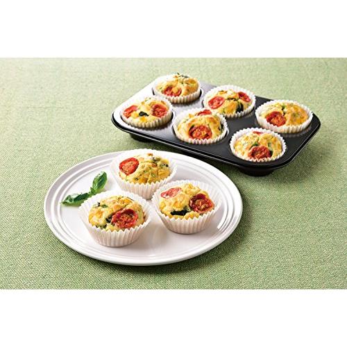 アルファミック 耐熱カップ 弁当カップ 耐油紙 シリコン加工 9号 剥がれやすい 染みにくい 電子レンジ対応 オーブン対応 日本製 500枚入 |  | 02