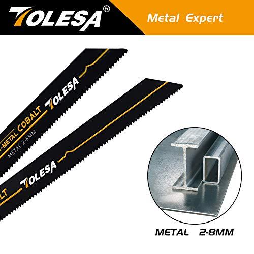 TOLESA レシプロソー替刃 14山 150mm バイメタル コバルト 金属用