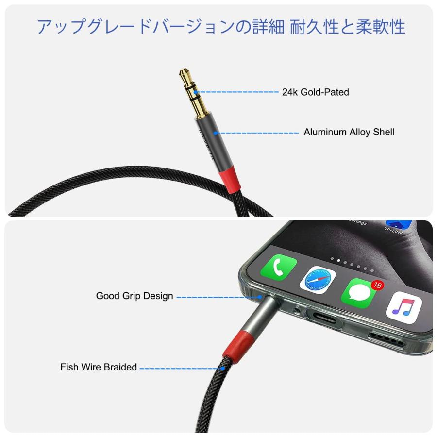 ANYPLUS 3.5mmオーディオジャックのケーブルです1m-2本公対公