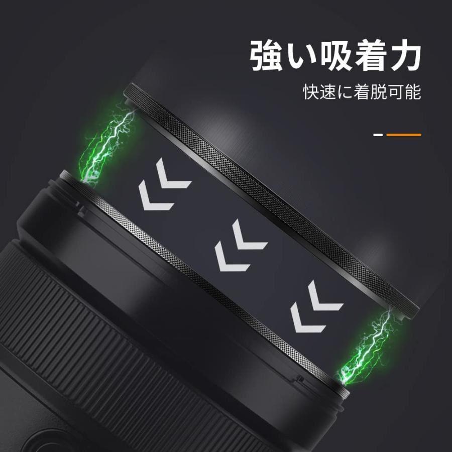 K&F Concept 55mm 磁気レンズフィルターアダプターリング 強い吸着力 フィルタを快速に着脱可能 |  | 01