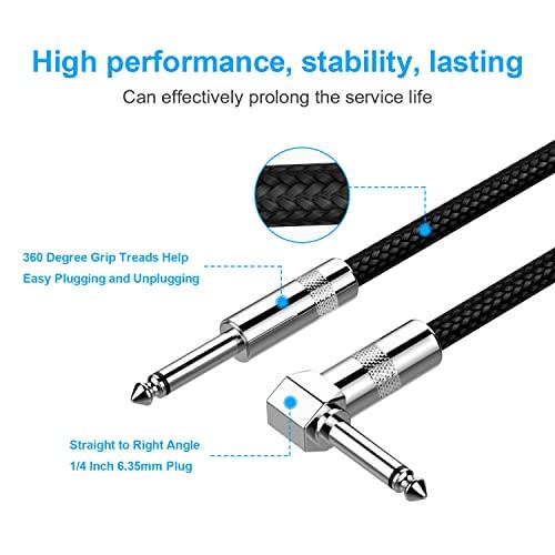 ギターケーブル 10フィート ミツルメントケーブル ベース AMPコード エレキギター ベースギター エレキマンドリン プロオーディオ用 1/4 |  | 03
