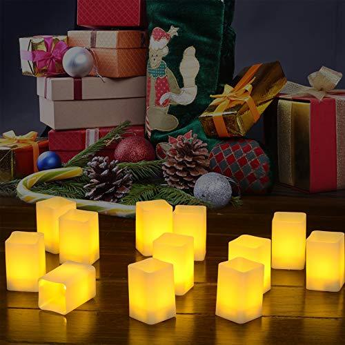 PChero キャンドルライト ledライト 本棚 風呂 ledキャンドルライト 間接照明ロウソクライト 揺らぐ炎 電気ろうそく ヨガ キャンド |  | 03