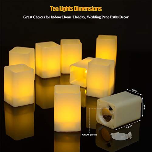 PChero キャンドルライト ledライト 本棚 風呂 ledキャンドルライト 間接照明ロウソクライト 揺らぐ炎 電気ろうそく ヨガ キャンド |  | 05