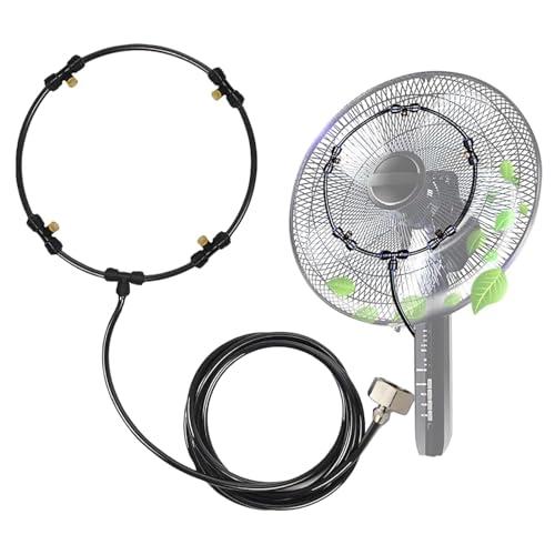 ミスト 扇風機屋外クールシャワー散水用具霧吹き ガーデニングシャワーファンキット 冷却システム 対策 夏 散水 DIY ツール ミスト シャワー | 