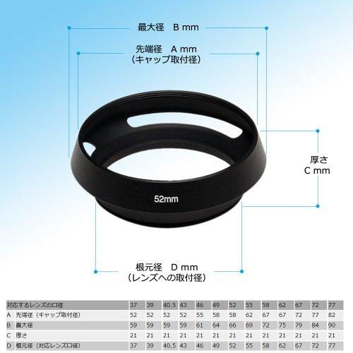 F-Foto 39mm クラシックメタルレンズフード ブラック 各社対応、ねじ込み式）H39B |  | 02