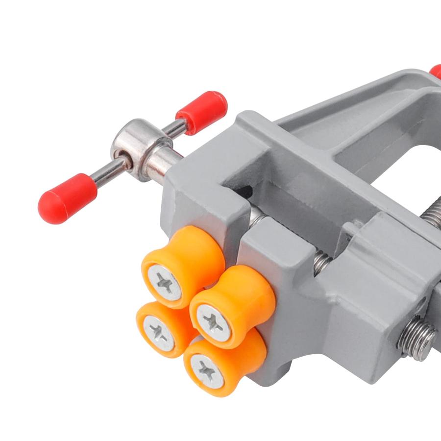 Bestgle万力 卓上 まんりき卓上 ミニ しっかり固定 バイス テーブルバイス アンヴィルバイス クランプ 卓上万力 回転式 工具 360度 |  | 02