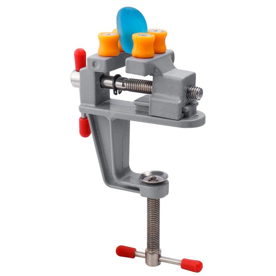 Bestgle万力 卓上 まんりき卓上 ミニ しっかり固定 バイス テーブルバイス アンヴィルバイス クランプ 卓上万力 回転式 工具 360度 |  | 07