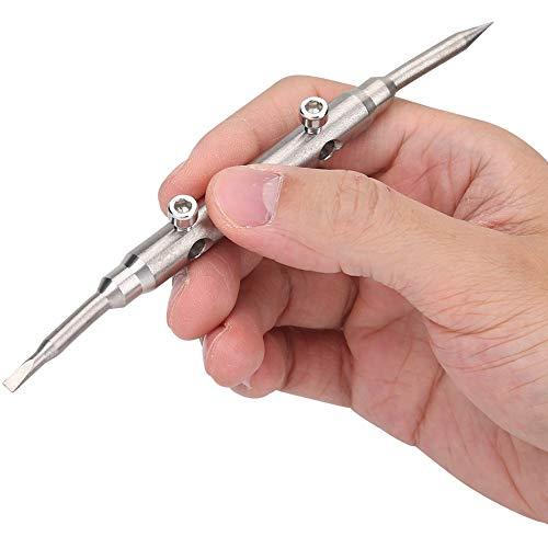 カニ目レンチ プロ用スパナ・レンチ 3列の穴 修理メンテナンス用工具 デジタル一眼レフカメラ用レンズ 10-110mm調整可 ステンレス 素材 |  | 02