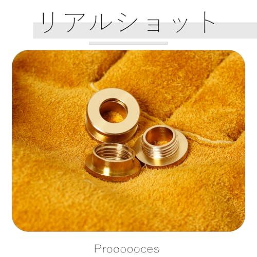 鳩目 両面ハトメ 7.5mm 6個 真鍮製 ネジ式 レザークラフト DIY ハンドメイド パーツ アクセサリー パーツ キーホルダー金具 手芸 |  | 02