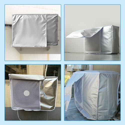 Doyime エアコン室外機カバー エアコンカバー 室外機用 室外機カバー 保護カバー 日焼け止め 汚れ防止 劣化防止 日よけ 遮熱保護 防水 |  | 02