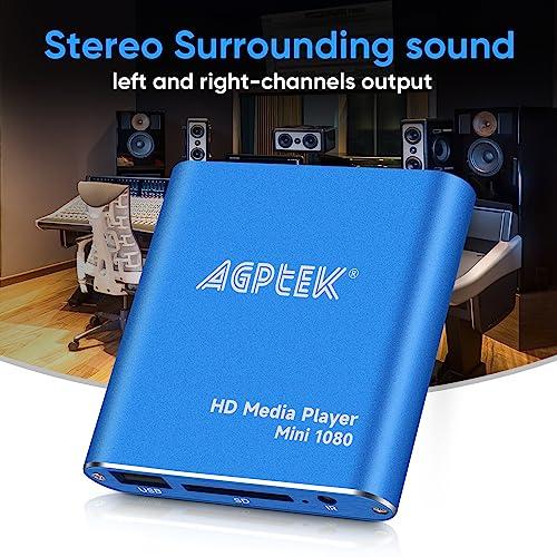 AGPTEK HDMIメディアプレーヤー、-MKV/RM- HDDUSBドライブおよびSDカード用のブラックミニ1080pフルHDウルトラHDM |  | 04