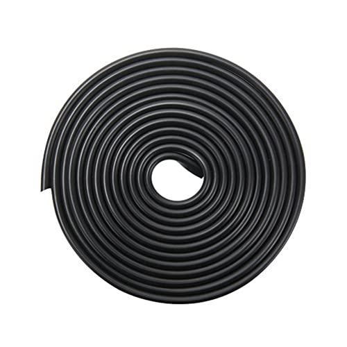 YFFSFDC 車ドアモール 長さ5m Jタイプドアモール J型 ドアガード ドアエッジプロテクター 両面テープ付き 衝撃防止/キズ防止/騒音低 | 