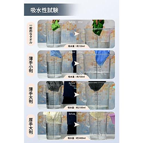 LINECY ペット用 タオル 超吸水 薄手 75cmx130cm 大型犬 マイクロファイバー 速乾 抗菌 高級 バス お風呂 大判 ライトグレ |  | 02