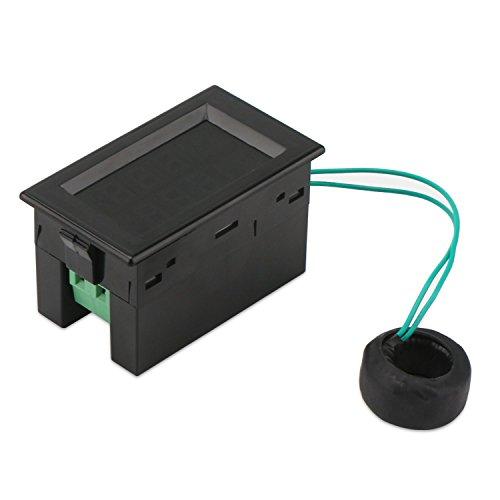 DROK LCD画面 デジタルマルチメータ 電圧計電流計 AC 80-300V電圧電流メータゲージ 100A電流センサトランス付け 2線式デジタ |  | 03