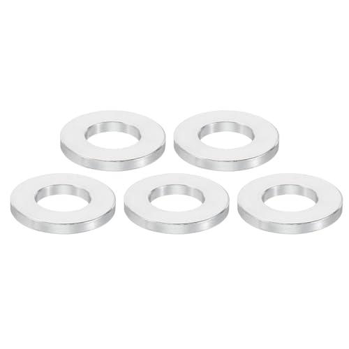 PATIKIL M12アルミニウムスペーサー 5個セット メタルスペーサー アルミニウム製 内径12.5mm×外径24mm×長さ3 mm アルミ | 