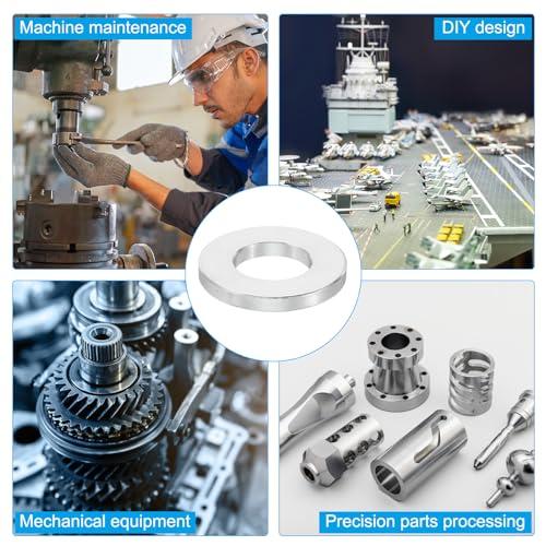 PATIKIL M12アルミニウムスペーサー 5個セット メタルスペーサー アルミニウム製 内径12.5mm×外径24mm×長さ3 mm アルミ |  | 04