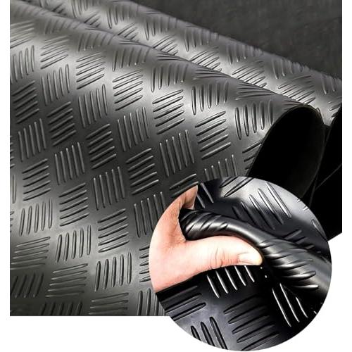 uyoyous ガレージマット ゴムシート 滑り止め 100x500cm 厚さ3mm 駐車場用 車庫フロア 工業用・商業用 車両保護 耐久性 | 