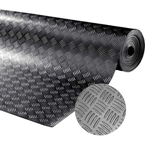 uyoyous ガレージマット ゴムシート 滑り止め 100x500cm 厚さ3mm 駐車場用 車庫フロア 工業用・商業用 車両保護 耐久性 |  | 01