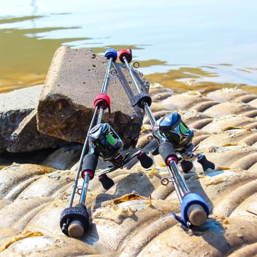 ロッドベルト 保護ベルト 釣り竿バンド 釣り 結びバンド マジックテープバンド 収納 固定 保護ベルト 9本入 ブラック |  | 04